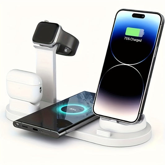 6-in-1 15W Wireless Fast Charger