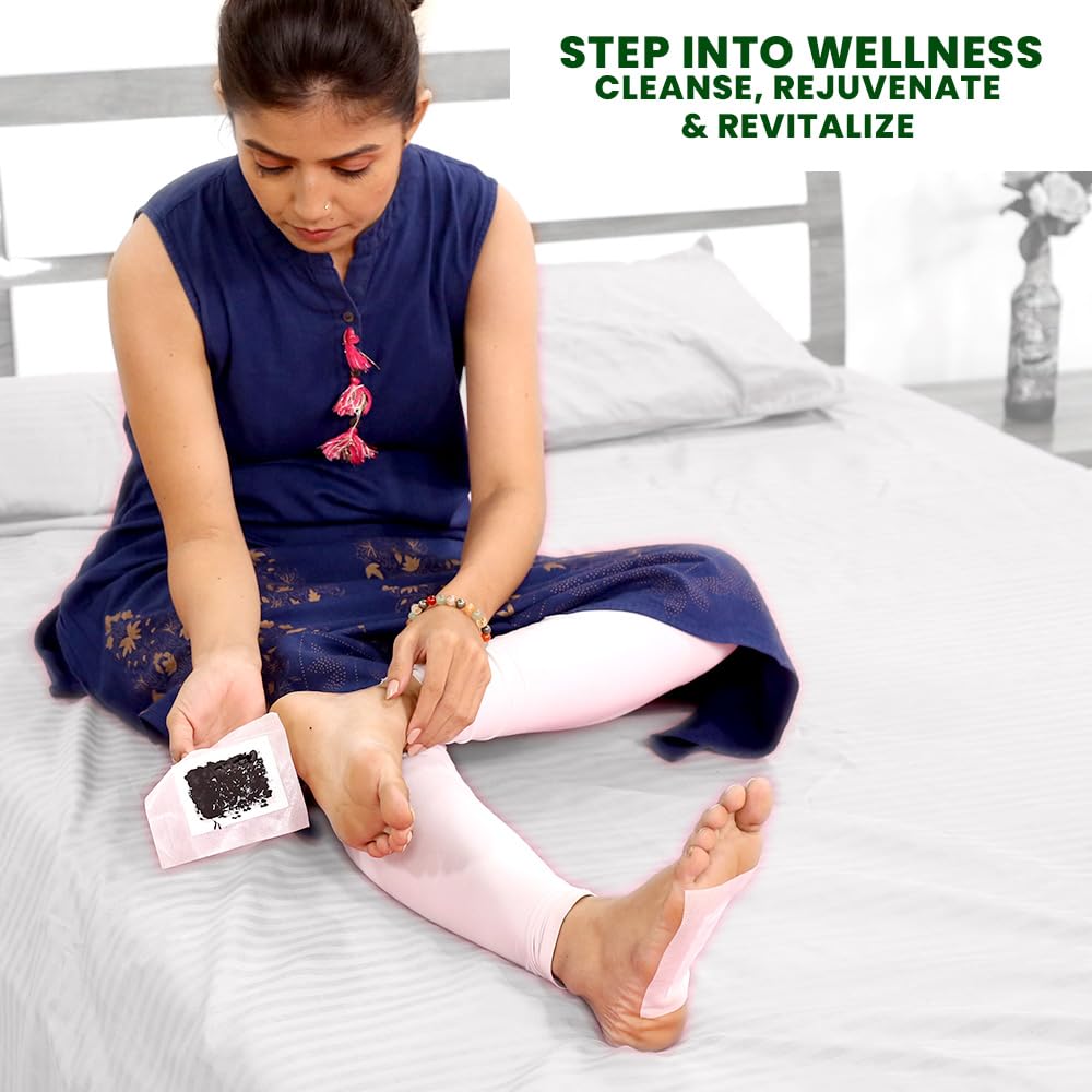 Detox Foot Patches (Pack of 20) | Deep Cleansing Foot Patch | Stress Relief & Better Sleep