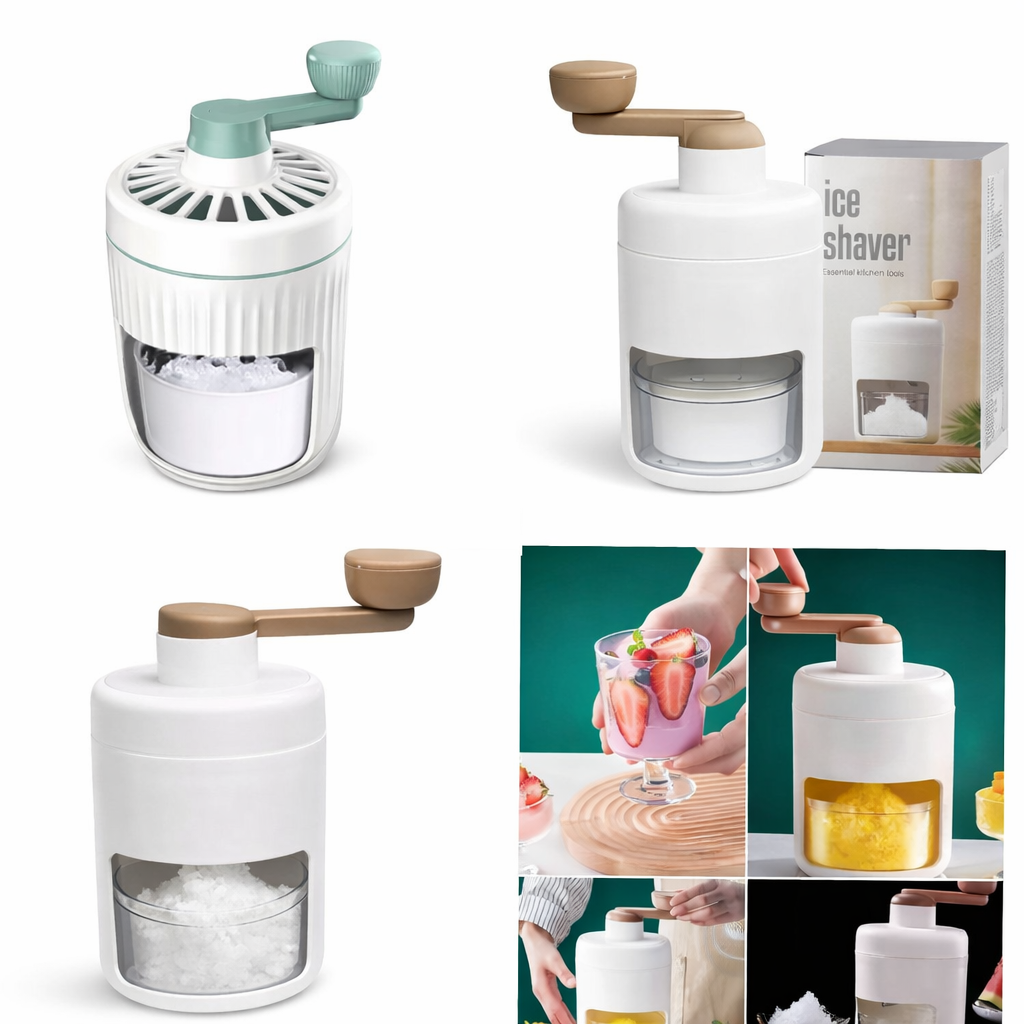 Gola Maker Machine – Manual Ice Crusher | Easy Ice Shaver for Home